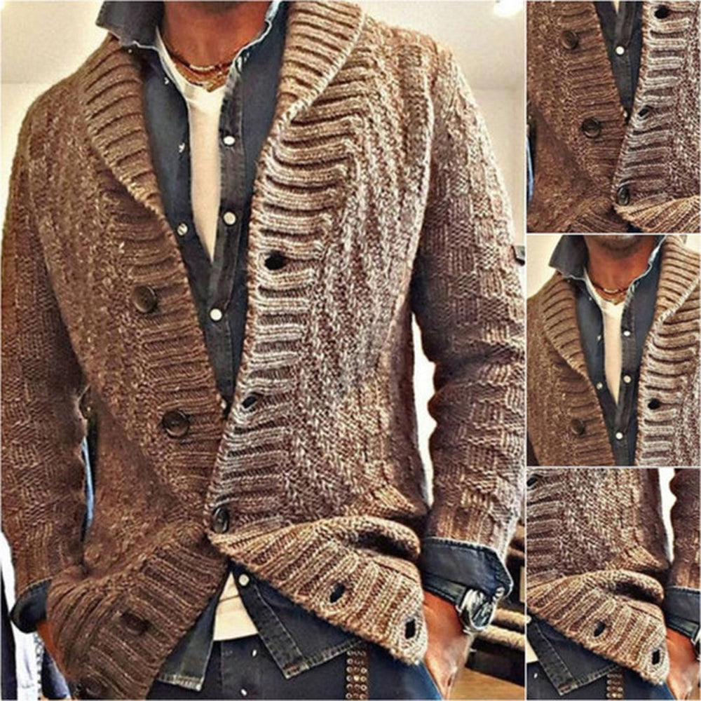 Edwin - Rich Texture Cable Cardigan