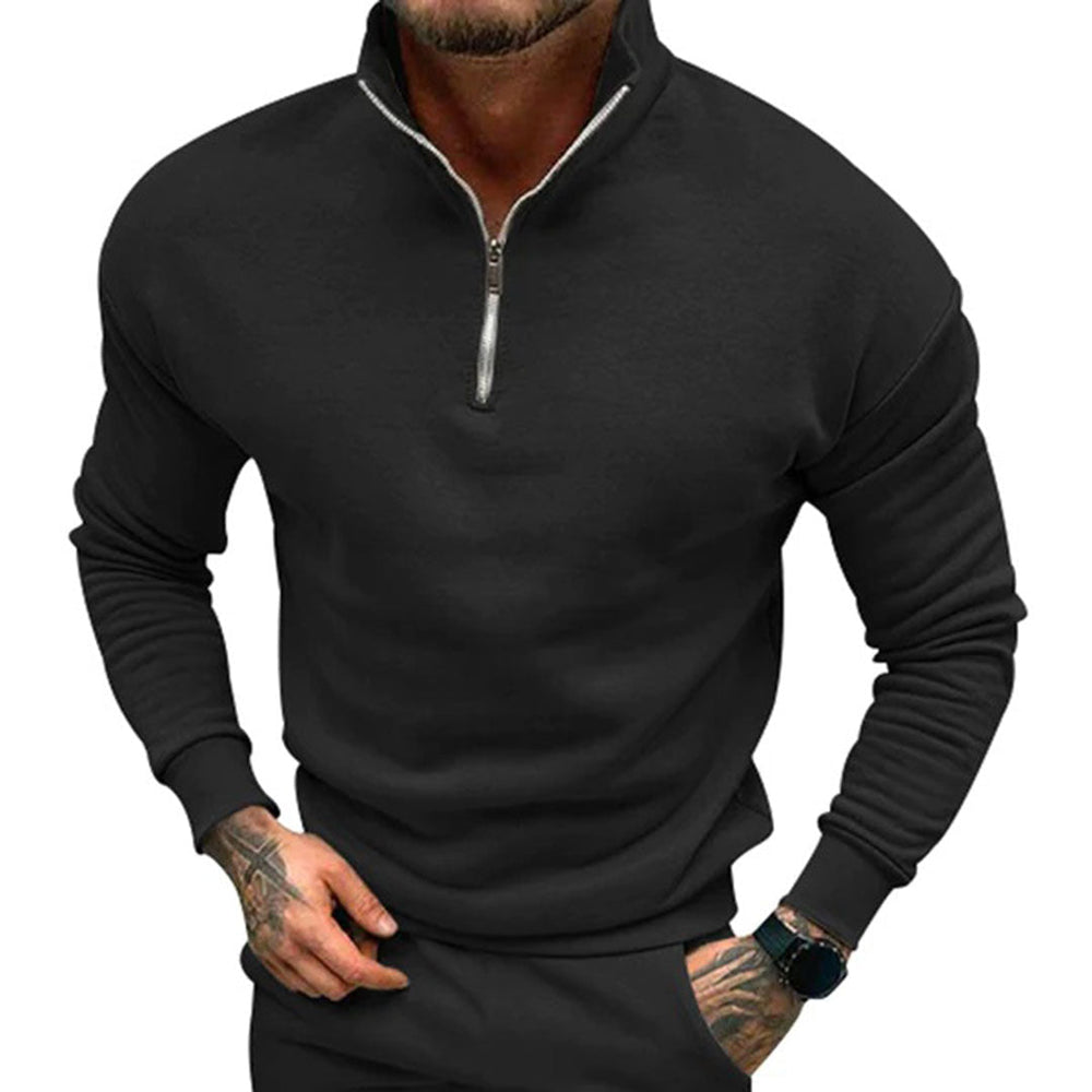 Godfrey - Men's Soft Half-Zip Sweater