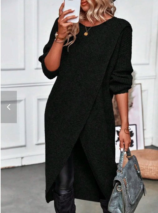 Ramona | Women's Knitted Sweater Dress Long