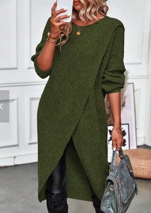 Ramona | Women's Knitted Sweater Dress Long
