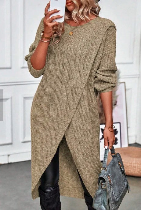 Ramona | Women's Knitted Sweater Dress Long