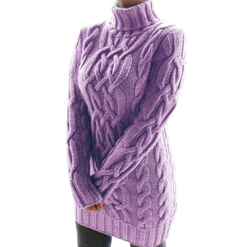 Rosalie | Women's Sweater Dress Knitted Long