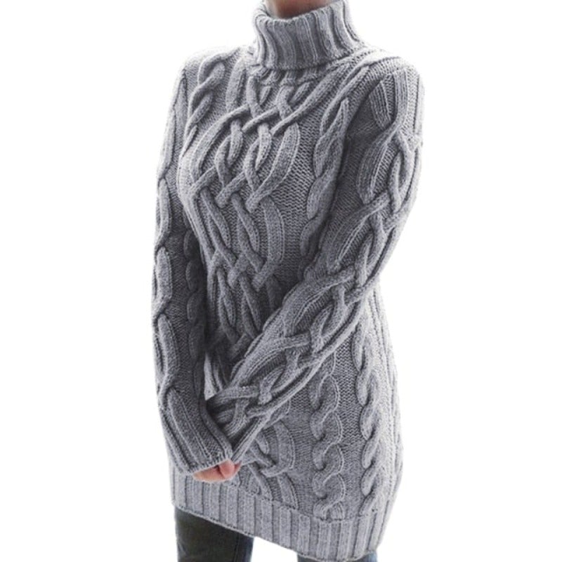 Rosalie | Women's Sweater Dress Knitted Long