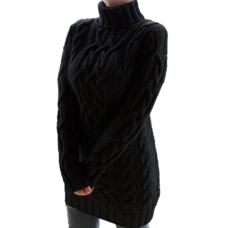 Rosalie | Women's Sweater Dress Knitted Long