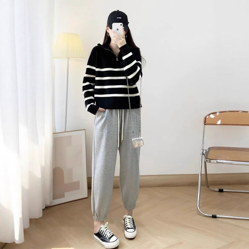 Rowena | Women's Half Zip Sweater Soft Knit