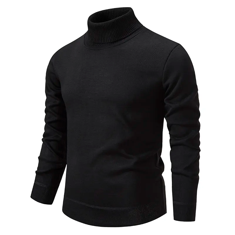 Hugh - Men's Brushed Soft Turtleneck Sweater