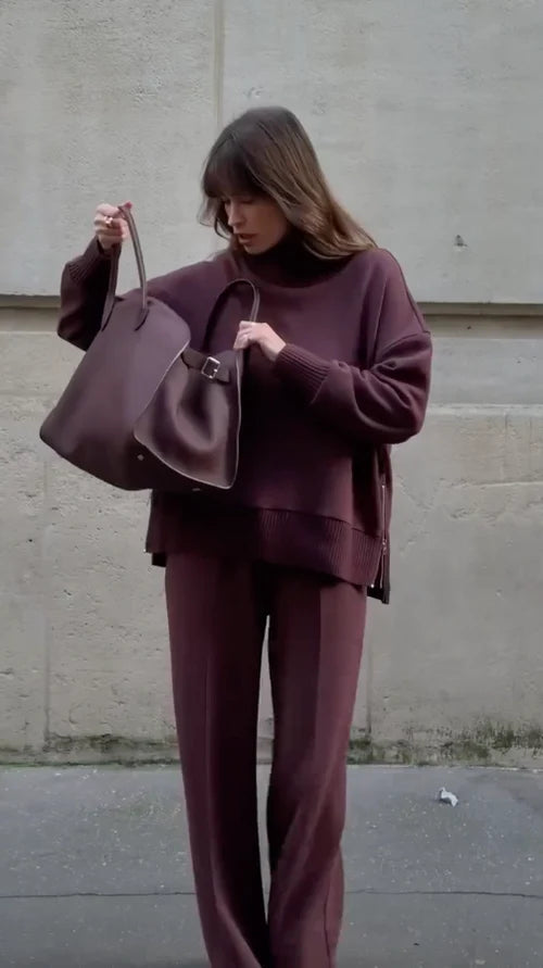 Ursula - Women's Elegant Knit Lounge Set