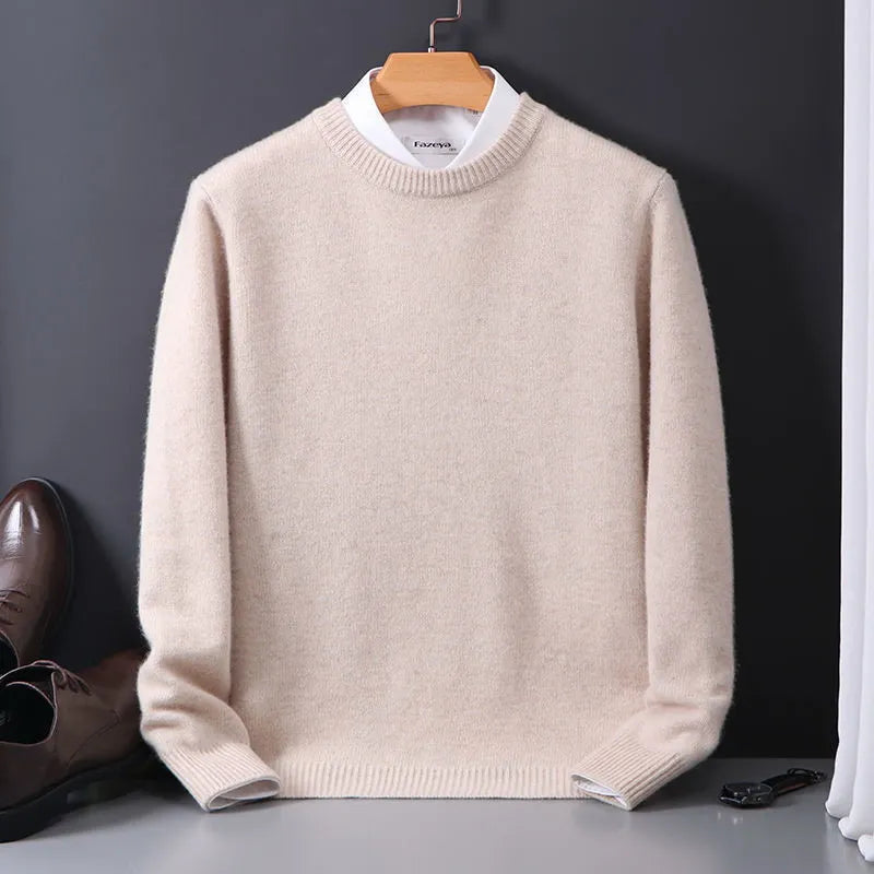 Elias - Men's Soft Cashmere-Blend Sweater