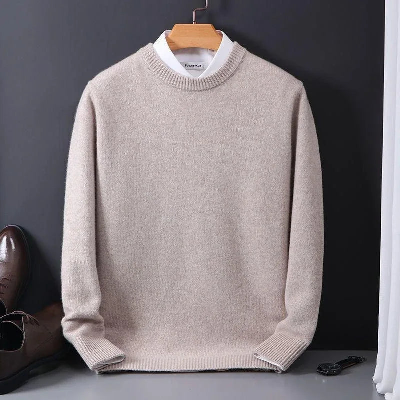 Elias - Men's Soft Cashmere-Blend Sweater