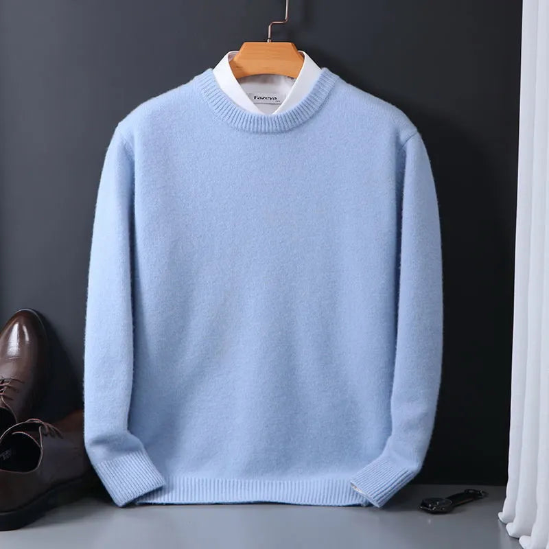 Elias - Men's Soft Cashmere-Blend Sweater