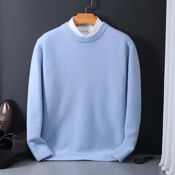Elias - Men's Soft Cashmere-Blend Sweater
