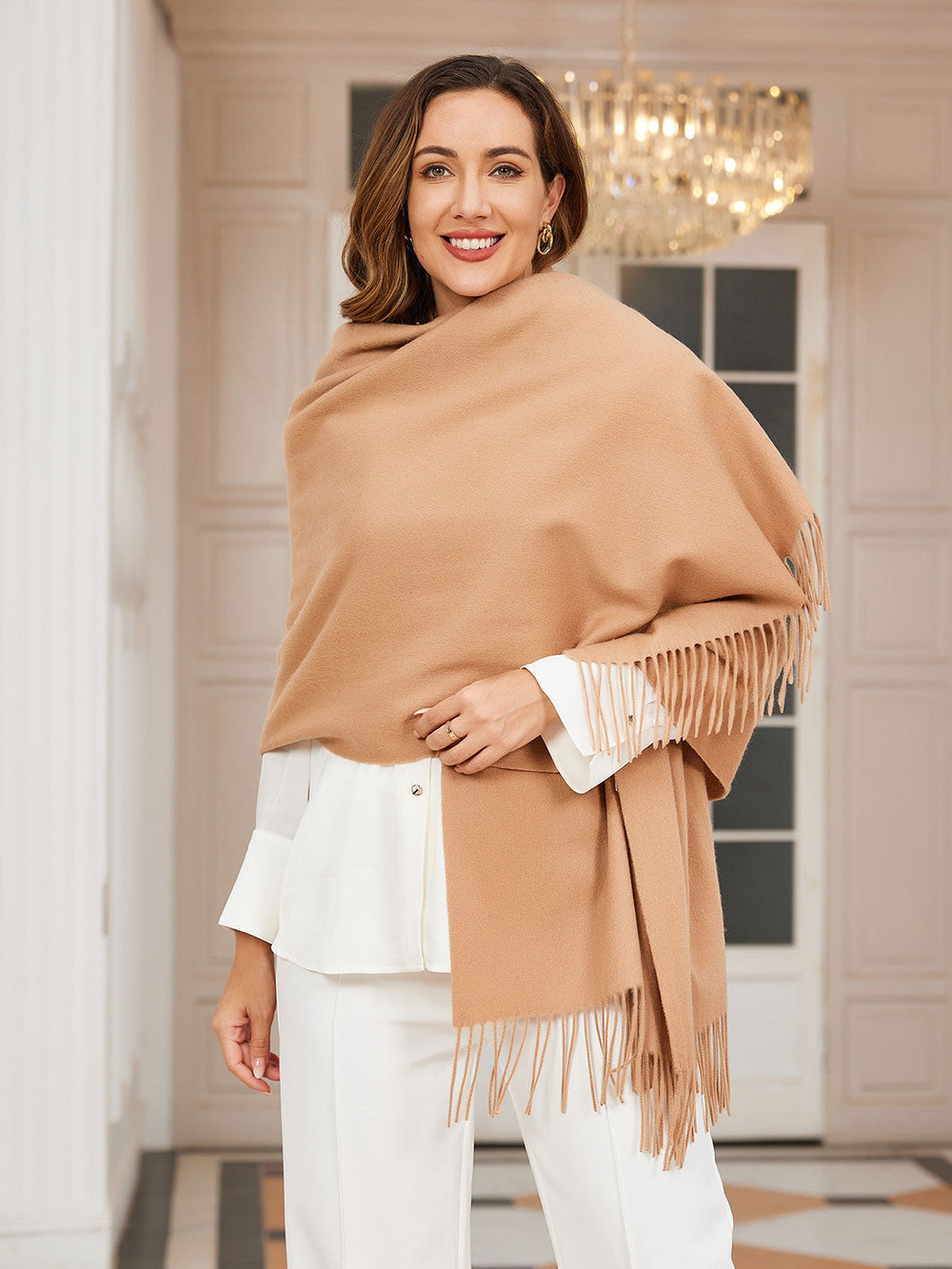 Simone | Women's Wool Scarf Winter