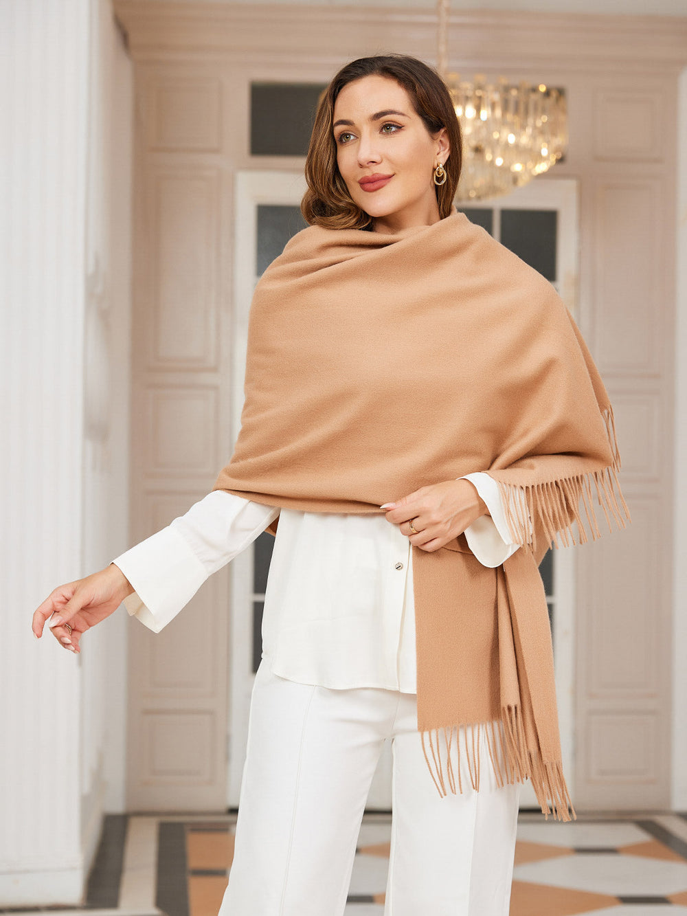 Simone | Women's Wool Scarf Winter