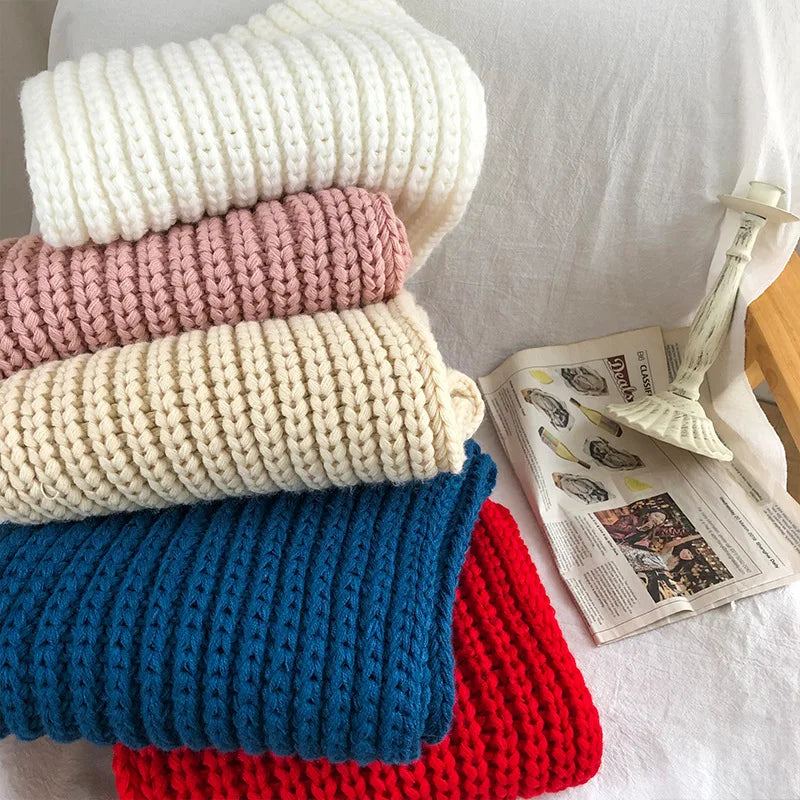 Sloane | Women's Chunky Knit Wool Scarf Winter