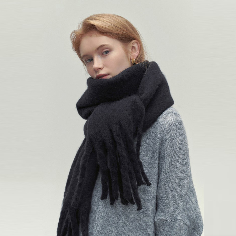 Solange | Women's Tassel Scarf Winter