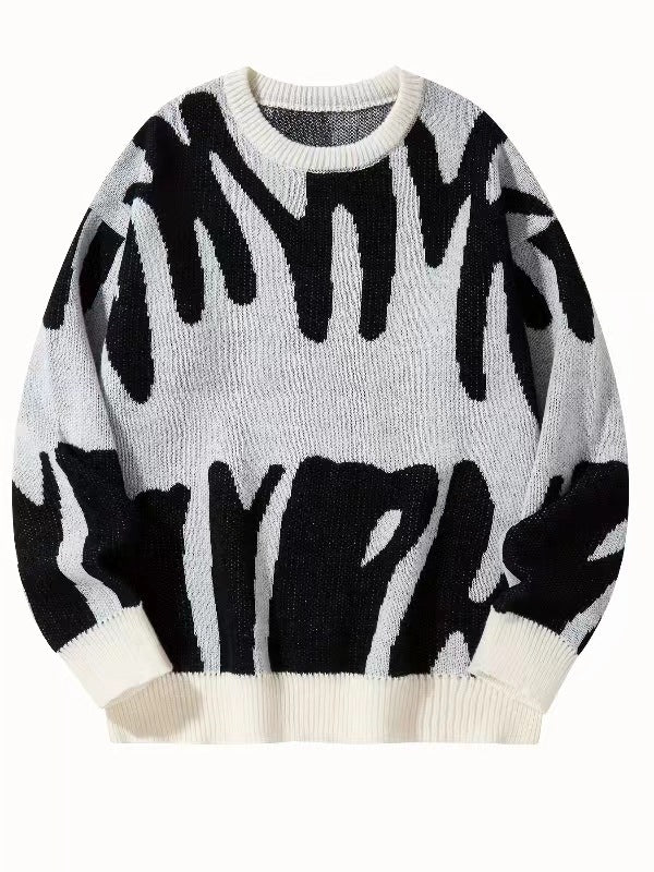Everett - Men's Jacquard Crewneck Sweater