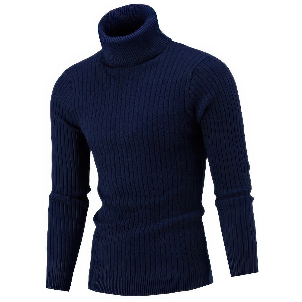 Ignatius - Men's Sleek Modern Turtleneck Sweater