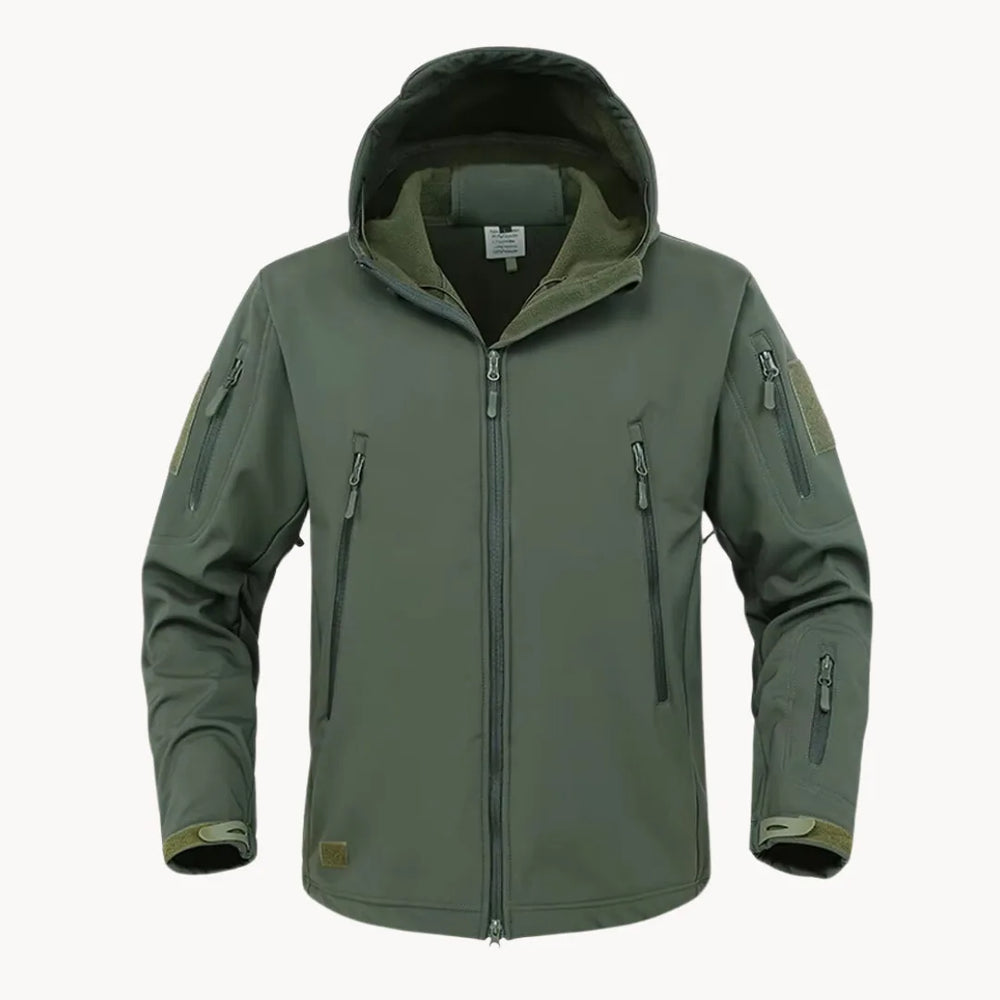 Bram - Men's Zip-Pocket Hooded Waterproof Jacket