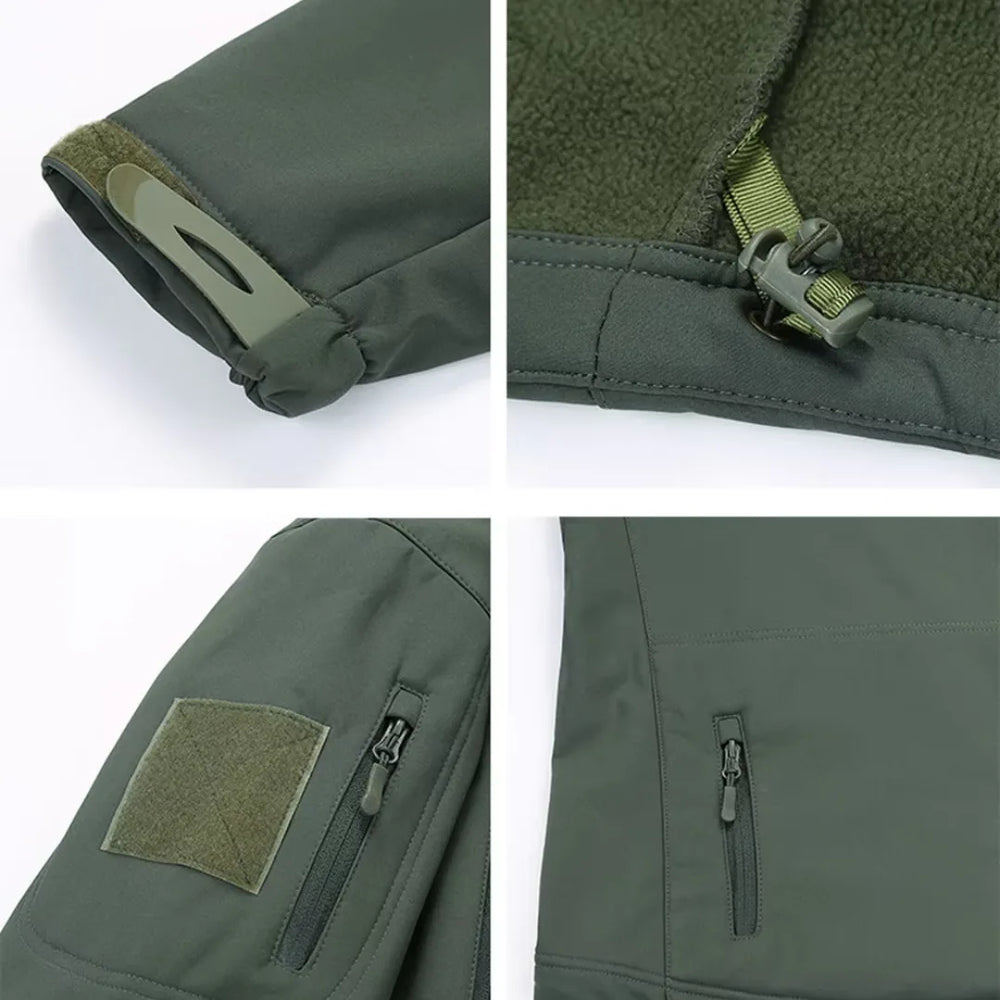 Bram - Men's Zip-Pocket Hooded Waterproof Jacket