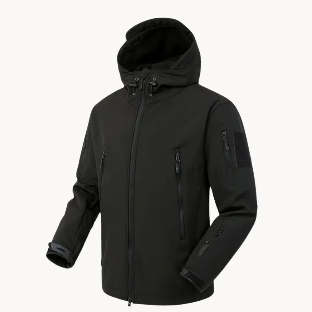 Bram - Men's Zip-Pocket Hooded Waterproof Jacket