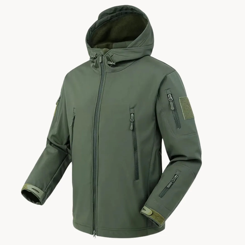 Bram - Men's Zip-Pocket Hooded Waterproof Jacket