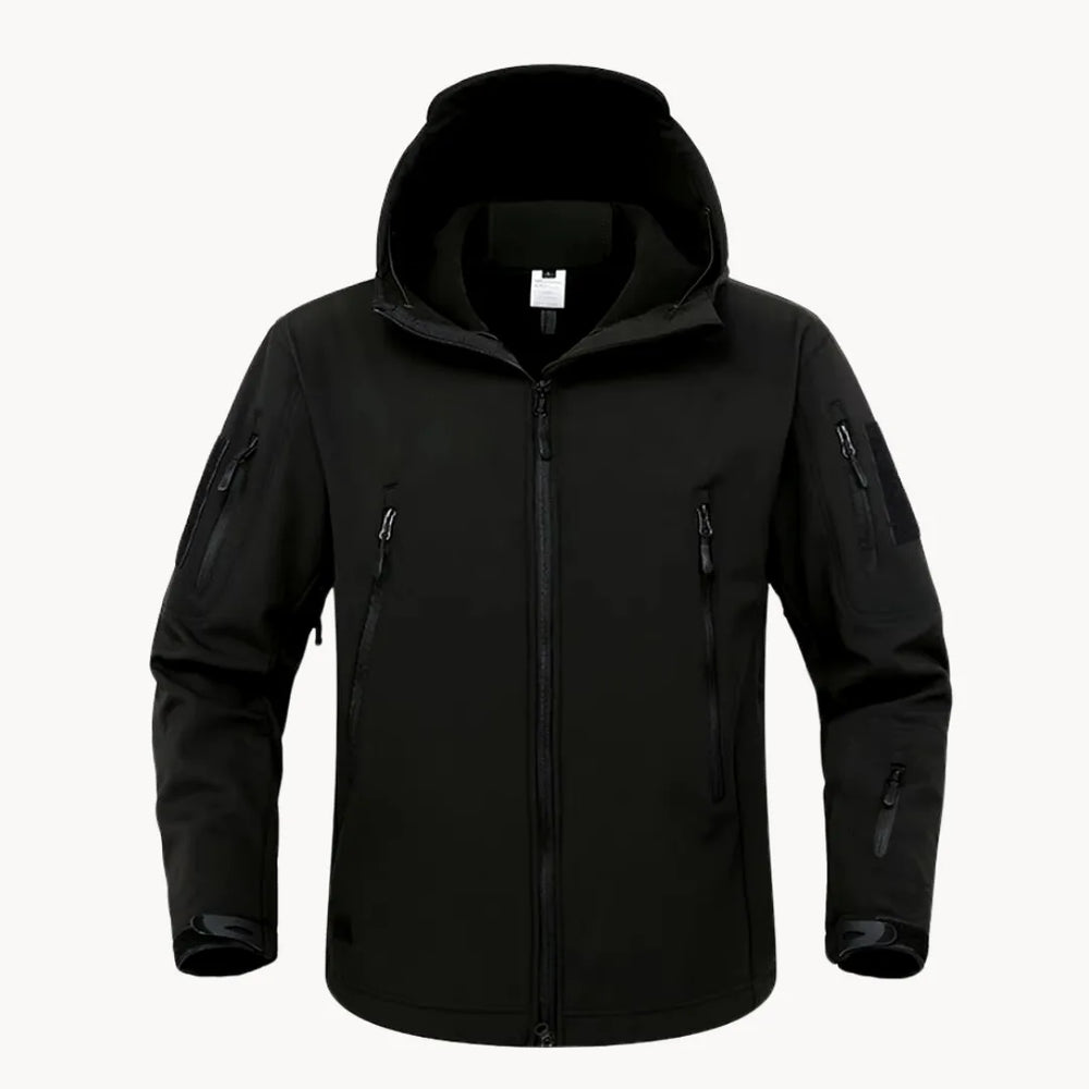 Bram - Men's Zip-Pocket Hooded Waterproof Jacket