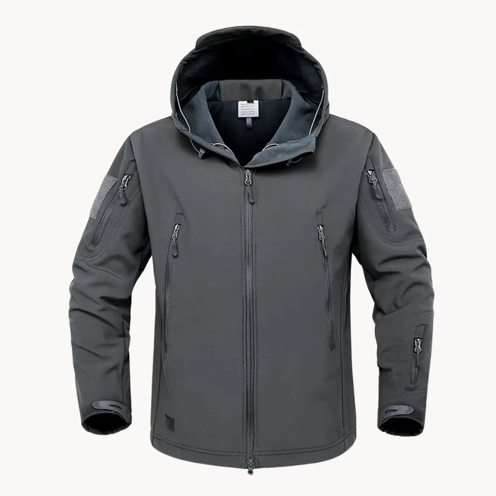Bram - Men's Zip-Pocket Hooded Waterproof Jacket