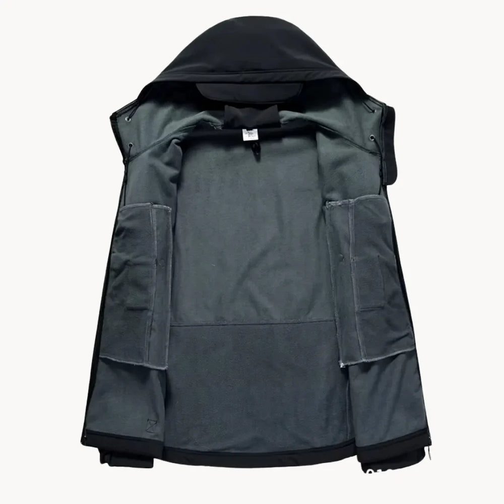 Bram - Men's Zip-Pocket Hooded Waterproof Jacket