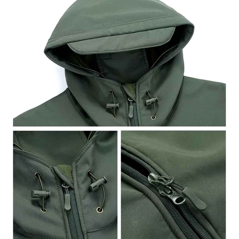 Bram - Men's Zip-Pocket Hooded Waterproof Jacket