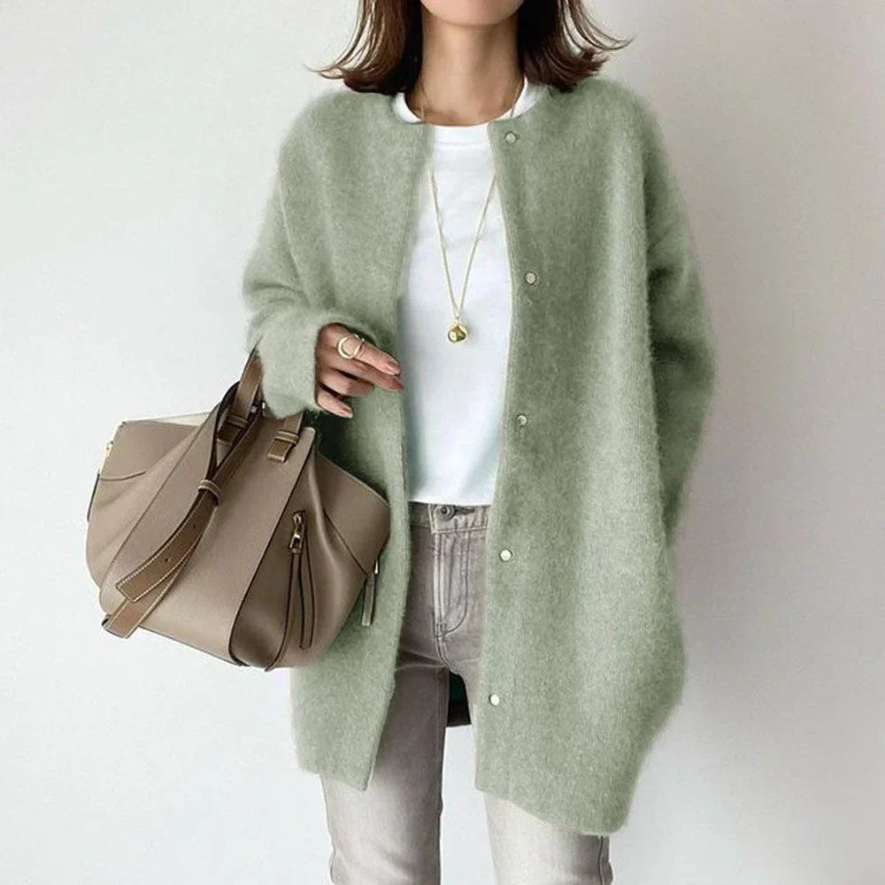 Julienne - Women's Chic Open-Front Cardigan