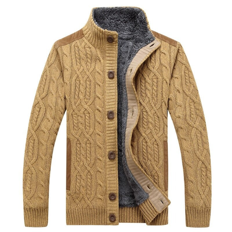 Delano - Heavy Cable Knit Cardigan