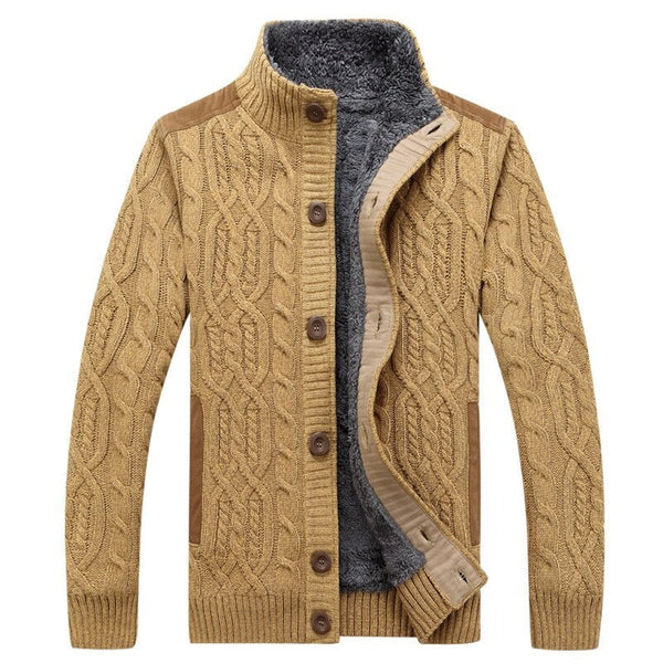 Delano - Heavy Cable Knit Cardigan