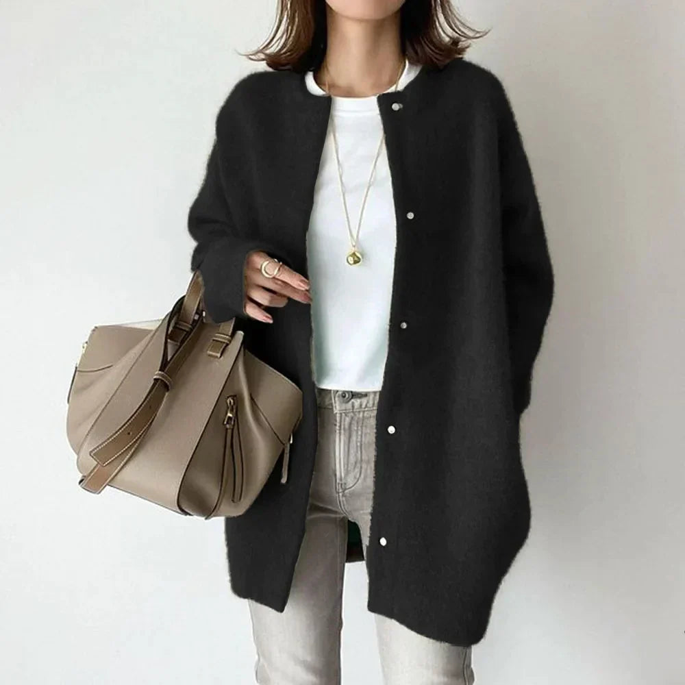 Julienne - Women's Chic Open-Front Cardigan