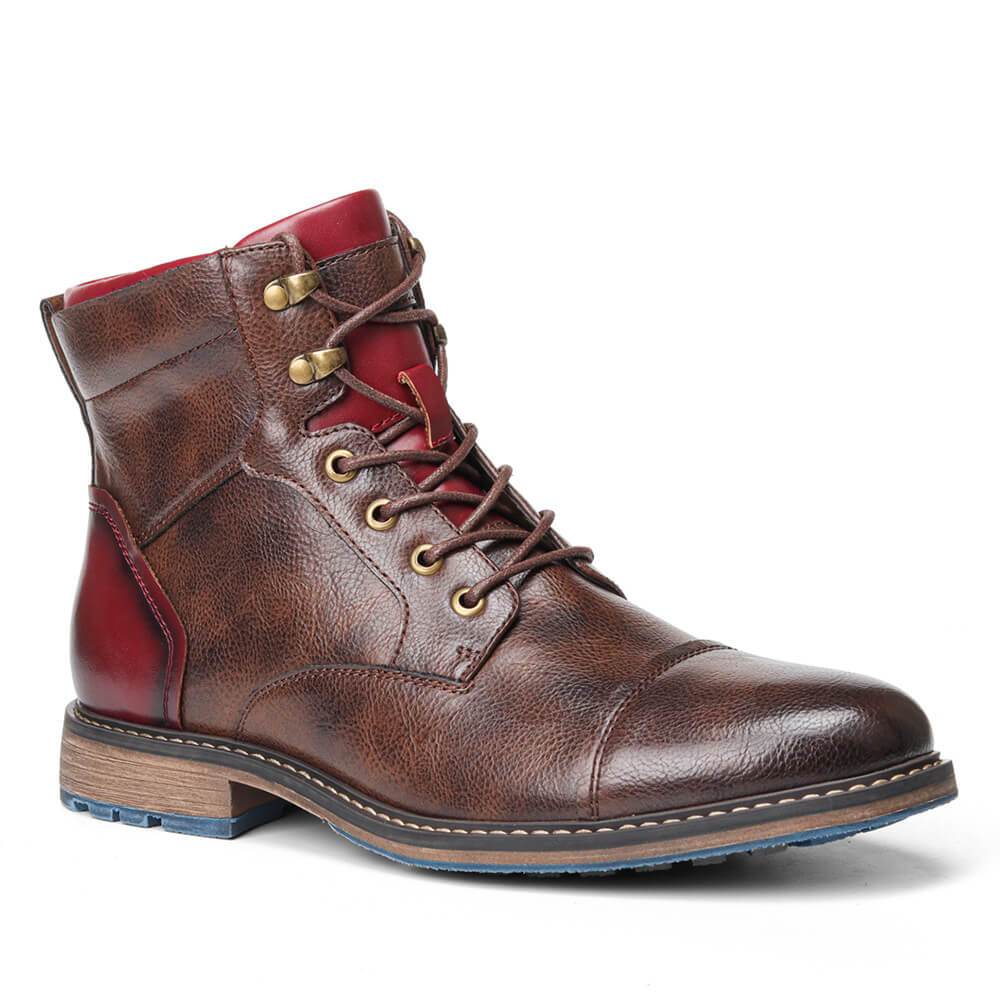 Isidore - Men's Oxford Lace-Up Leather Boots
