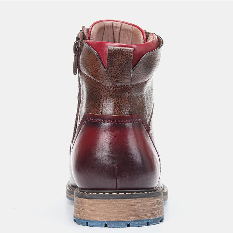 Isidore - Men's Oxford Lace-Up Leather Boots