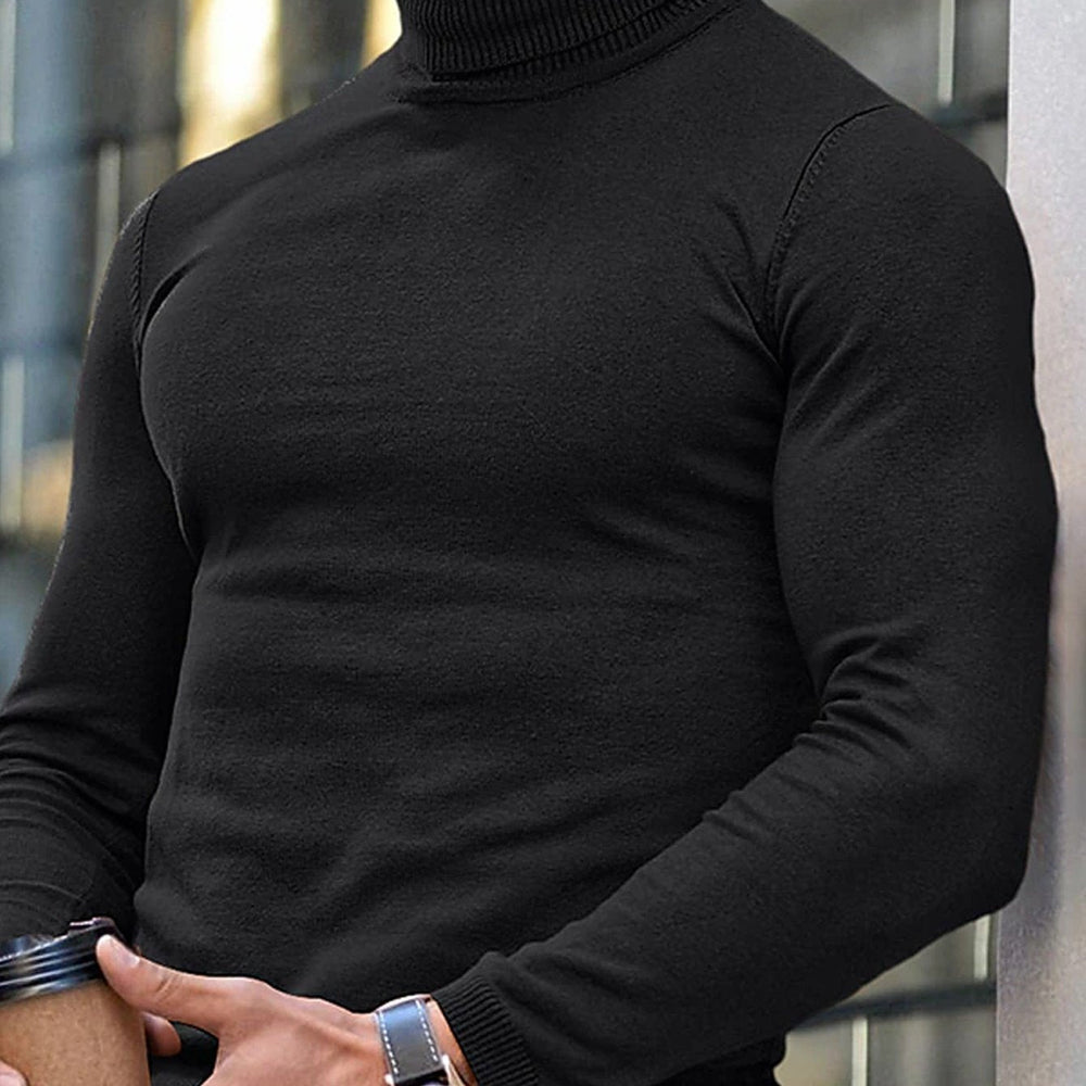 Hamish - Men's Refined Turtleneck Sweater