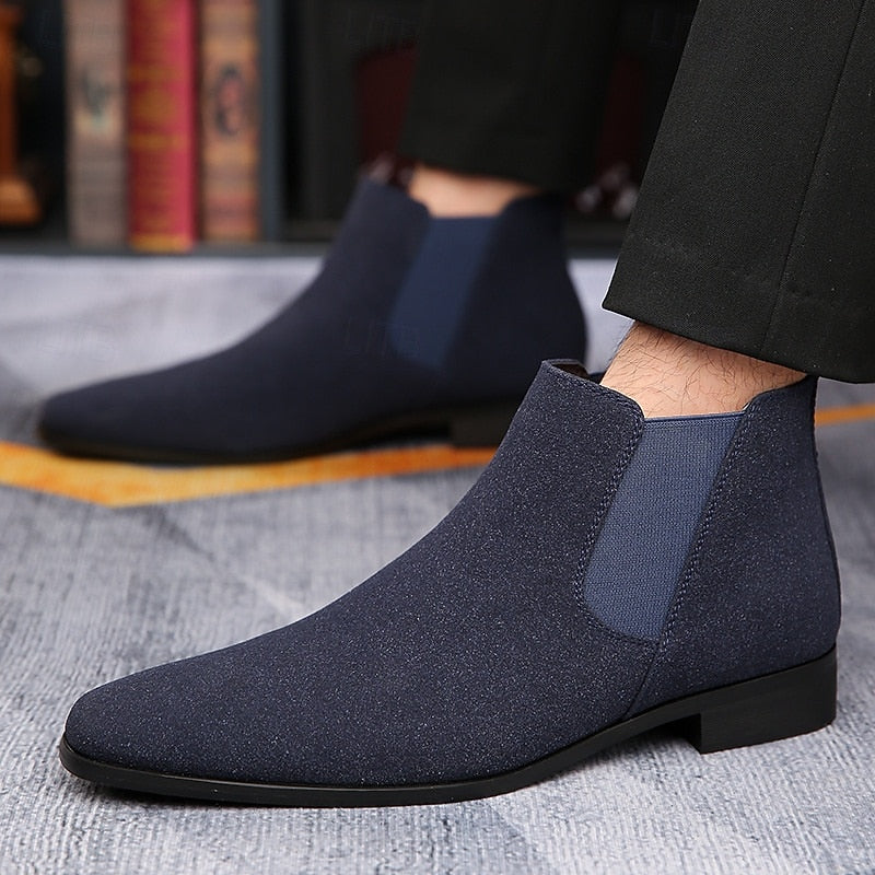 Marcel - Men's Classic Ankle-Height Chelsea Boots