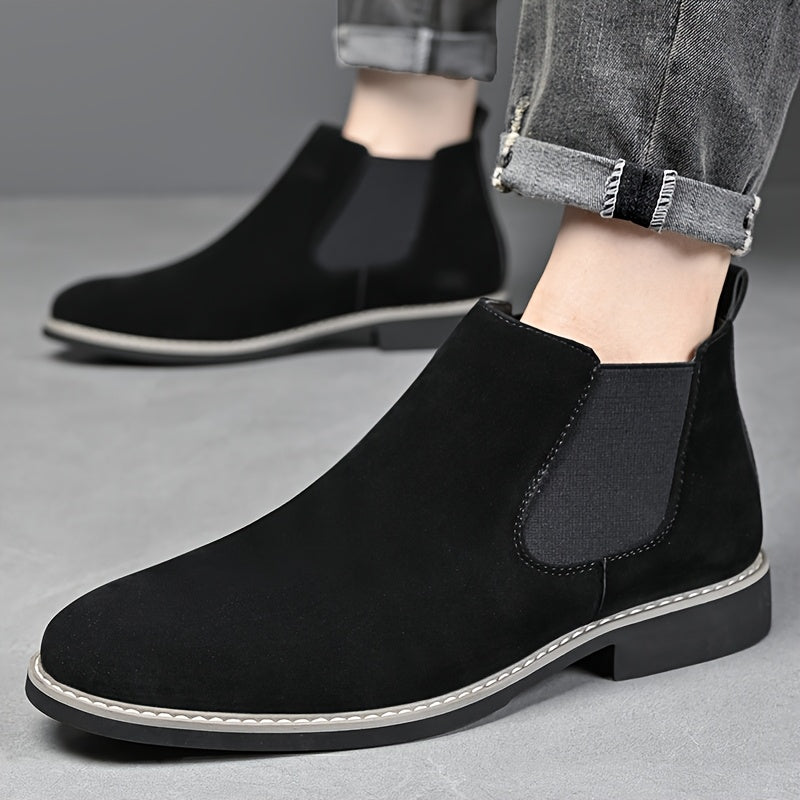 Magnus - Men's Sleek Leather Chelsea Boots
