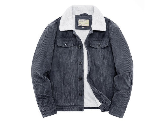 Percival - Men's Sherpa Collar Fleece Jacket