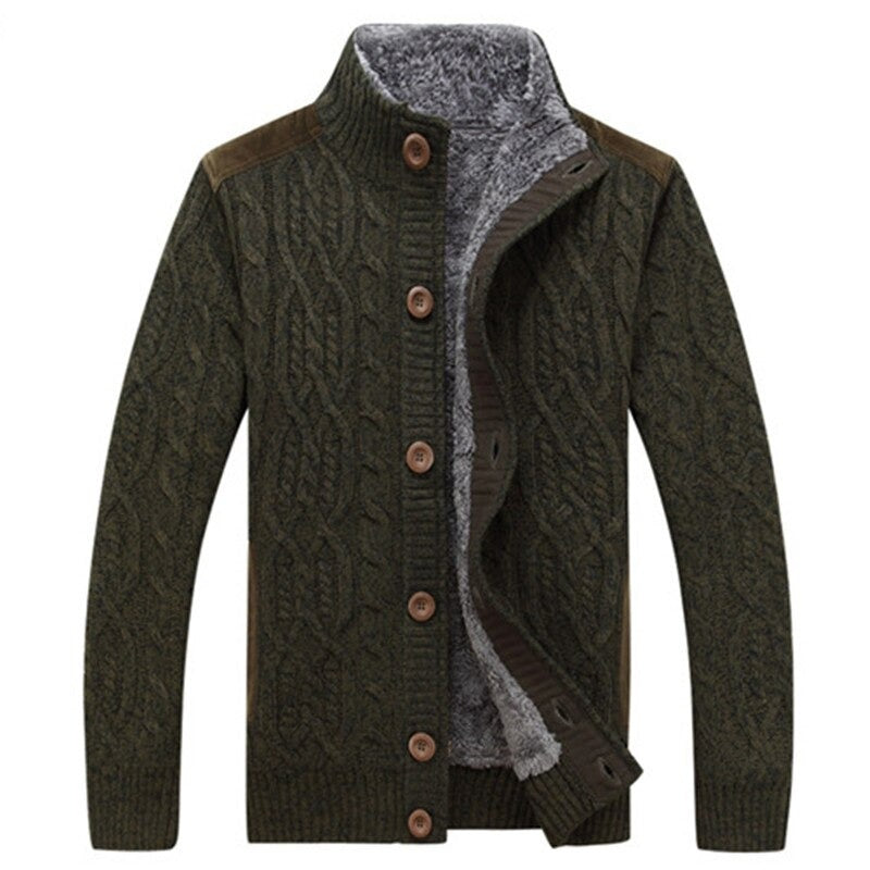 Delano - Heavy Cable Knit Cardigan