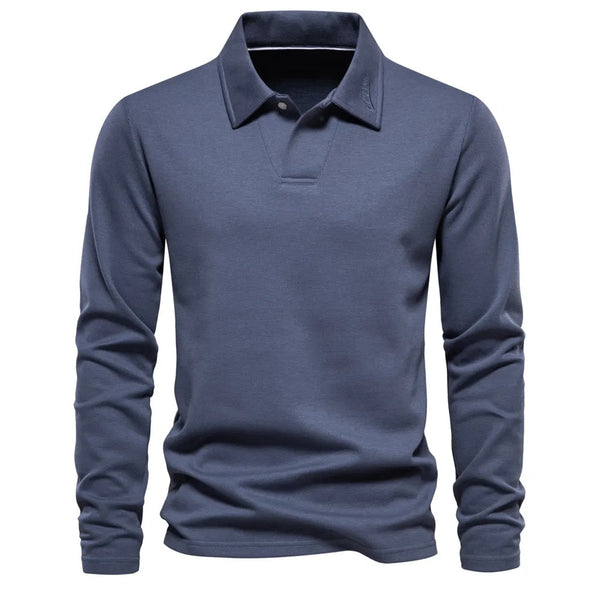 Eamon - Men's Polo-Collar Knit Sweater
