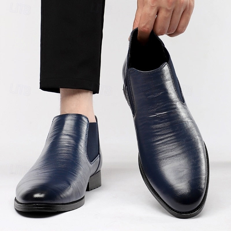 Lorcan - Men's Classic Pull-On Chelsea Boots