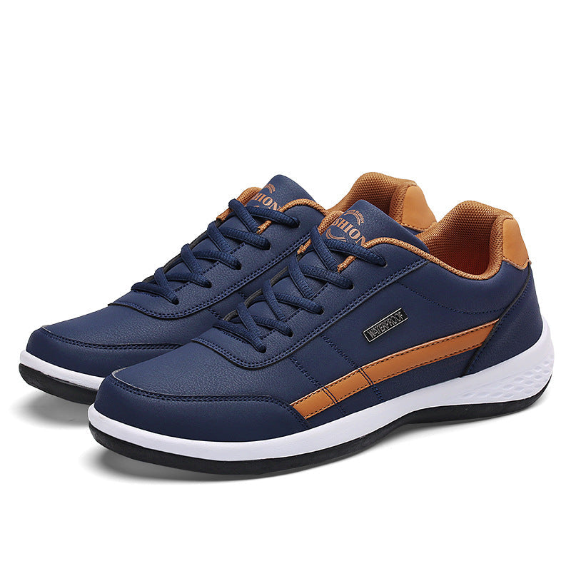 Nathaniel - Men's Modern Leather Sneakers