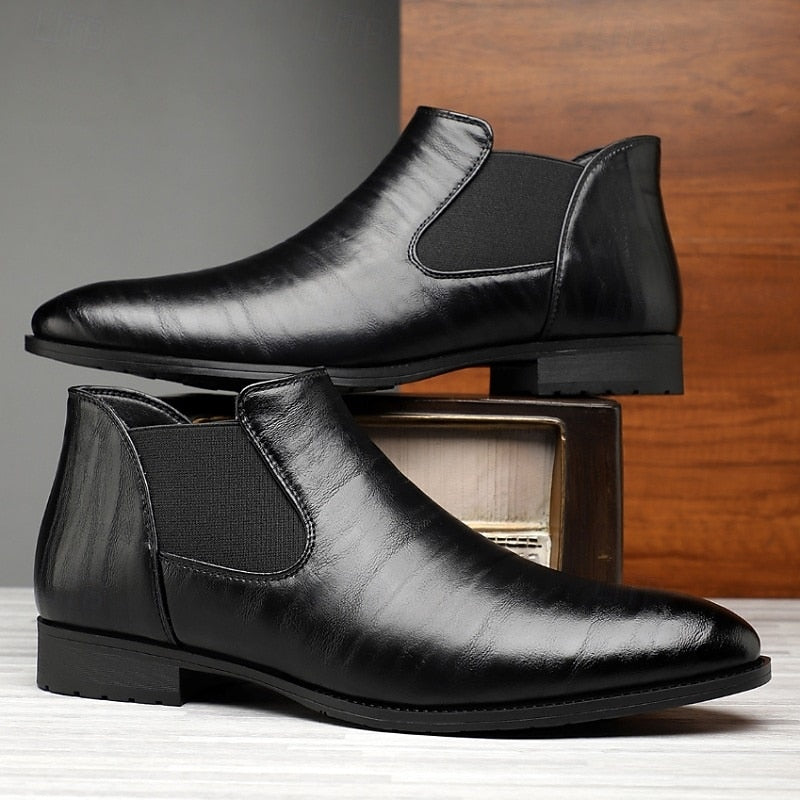 Lorcan - Men's Classic Pull-On Chelsea Boots