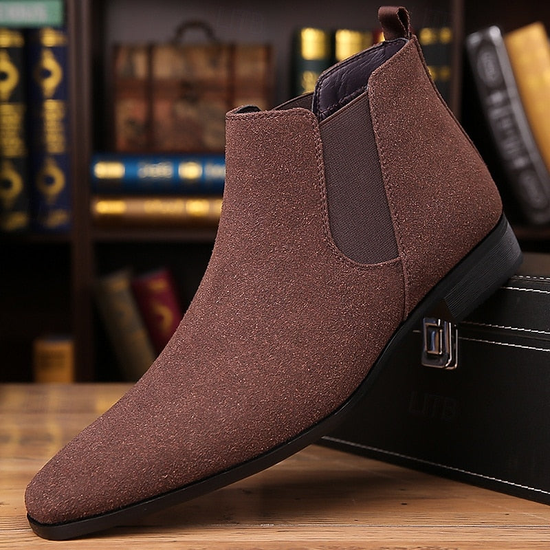 Marcel - Men's Classic Ankle-Height Chelsea Boots