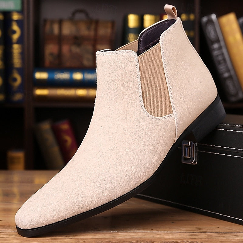 Marcel - Men's Classic Ankle-Height Chelsea Boots