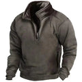 Miles - Men's Warm Knit Half-Zip Sweater