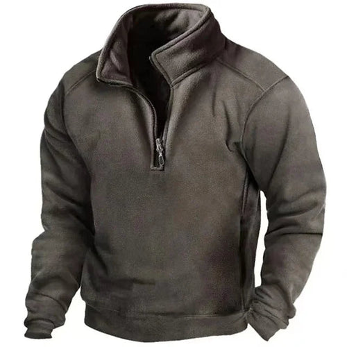 Miles - Men's Warm Knit Half-Zip Sweater
