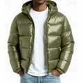 Declan - Men's Zip-Up Hooded Puffer Jacket