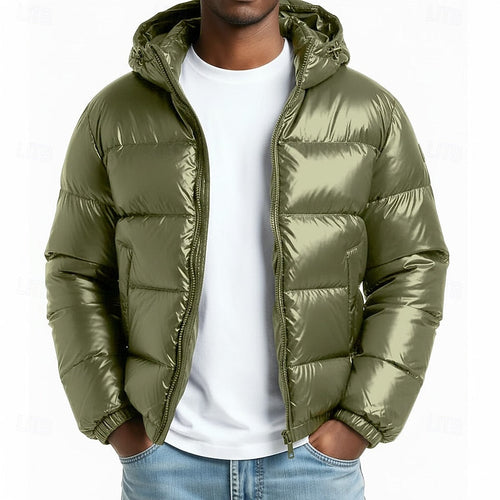 Declan - Men's Zip-Up Hooded Puffer Jacket